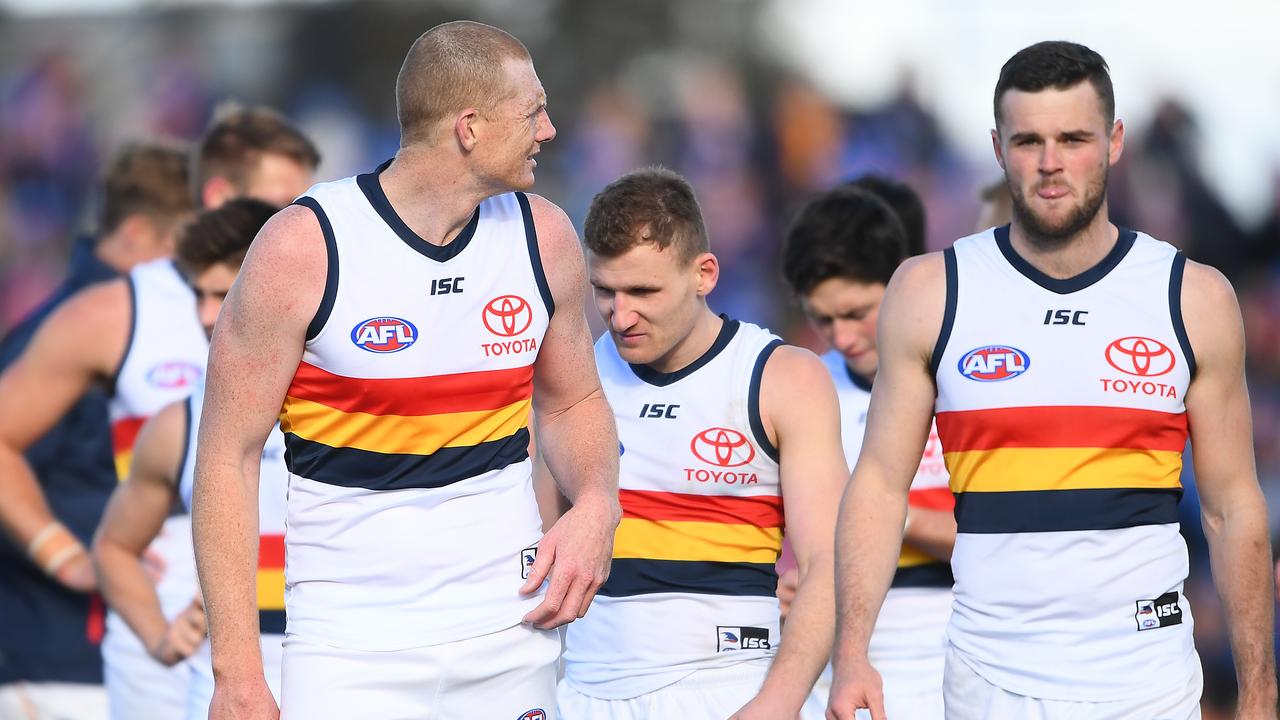 Brad Crouch wanted out of the Adelaide Crows during the final weekend of trade period. Photo: Quinn Rooney/Getty Images.