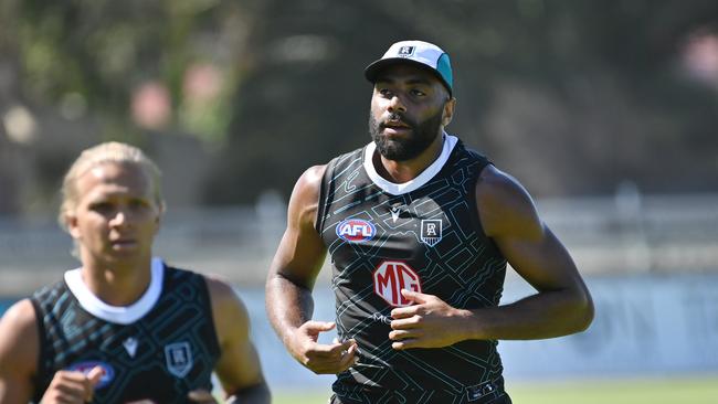 Esava Ratugolea will want to step up in his opening games with Port Adelaide. Picture: Keryn Stevens