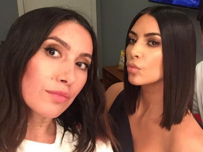 Jen Atkin is a hairstylist to Kim Kardashian. Picture: Instagram/@jenatkinhair.