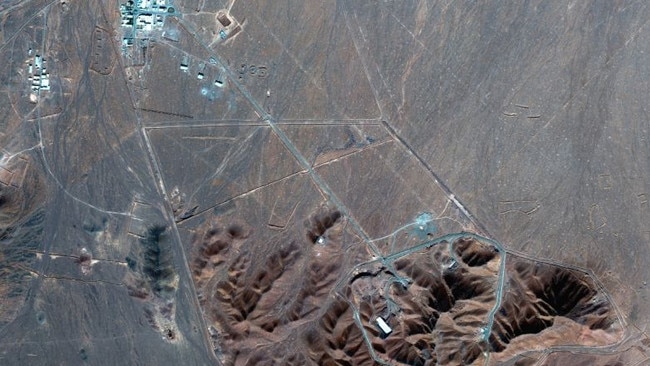 Fordo – aka Fordow – nuclear site in Iran. Picture: Maxar Technologies