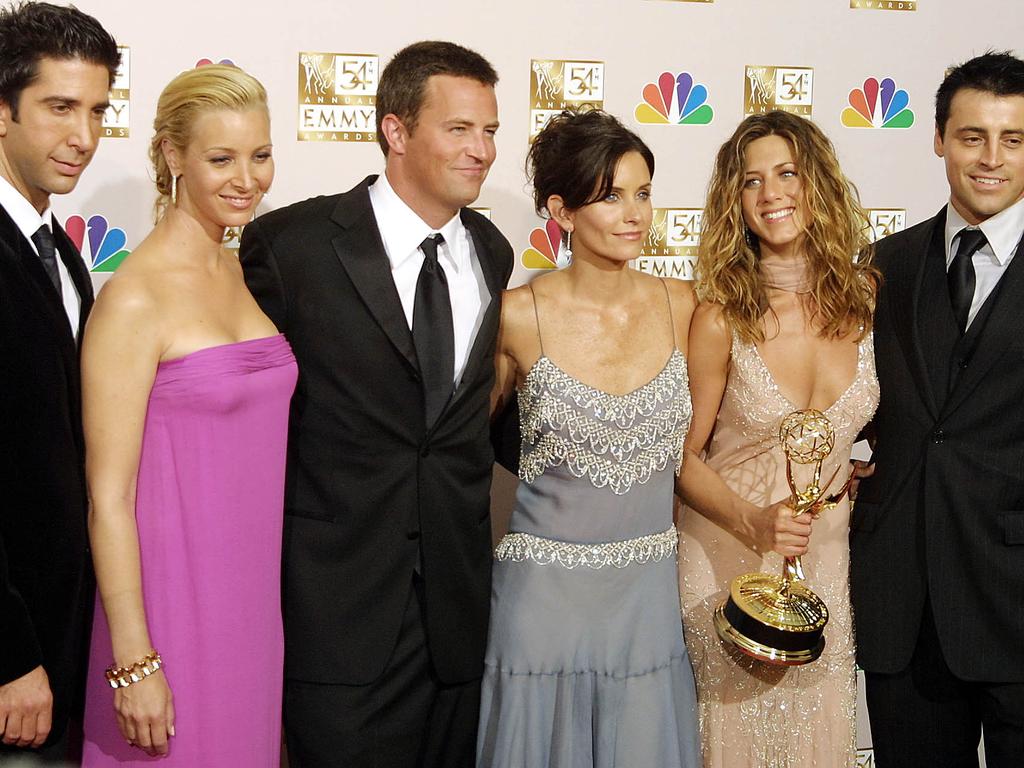 Friends aired from 1994 to 2004 and made stars of its six main cast. Picture: Lee Celano/AFP