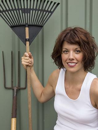 Gail, ready to get her hands dirty. Photo: Sam Crawford