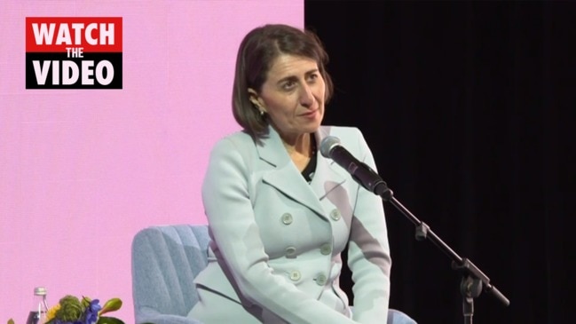 Gladys Berejiklian speaks with Ben English Bradfield 2020