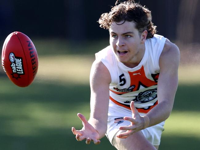 NAB League. Calder Cannons vs Western Jets at Craigieburn. 20/06/2021.   Zac Taylor   .  Pic: Michael Klein