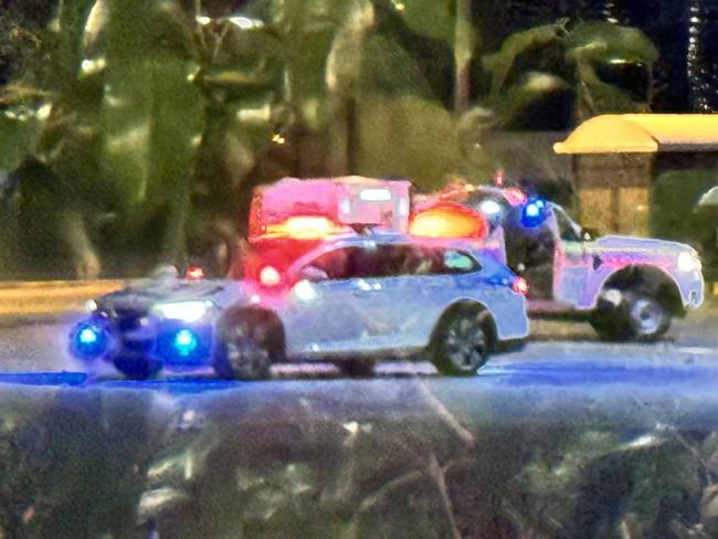 Screen grab from supplied video of a police shooting in the carpark of Bunnings in Willetton.