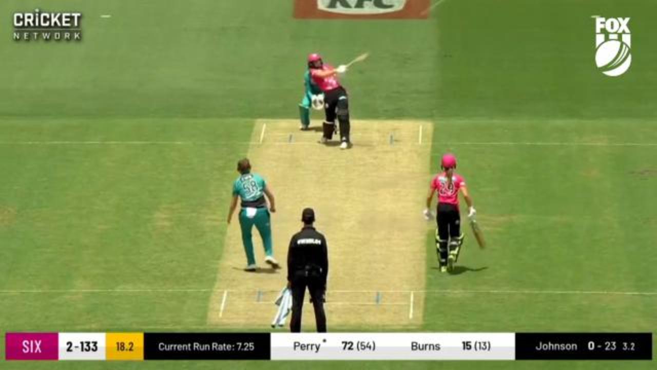 Ellyse Perry Hits Her Second WBBL Century Of The Season, Sydney Sixers ...