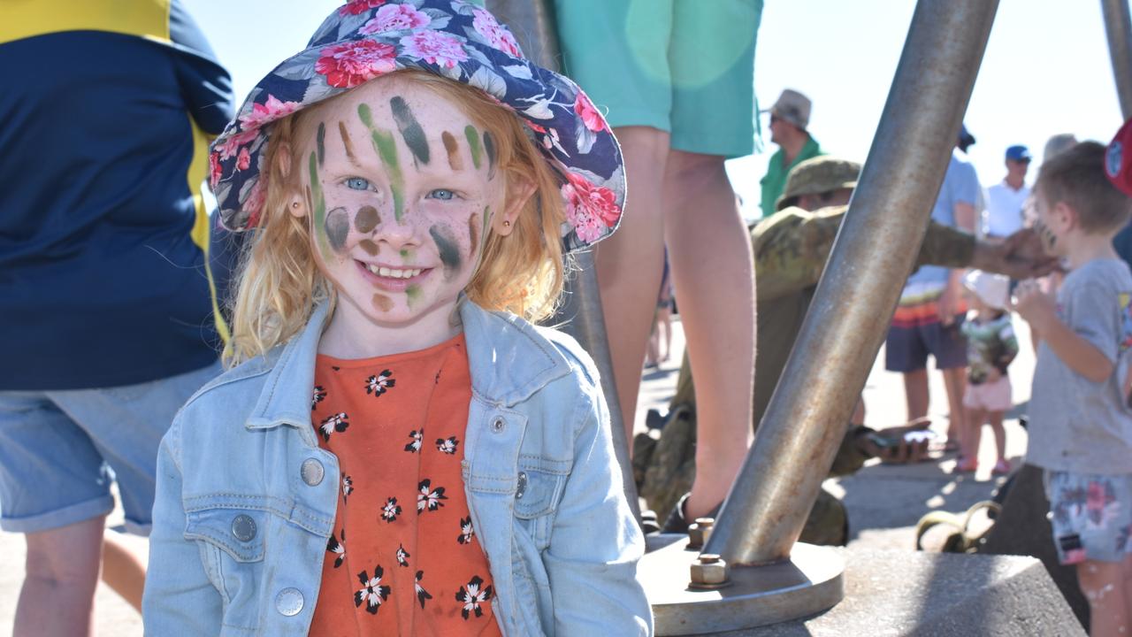 Ella Kreymborg of Bowen at the Exercise Talisman Sabre open day. Picture: Kirra Grimes