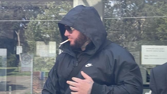 Former alleged Comanchero bikie Alan Marshall at a prior court appearance. Picture: Ashleigh Tullis