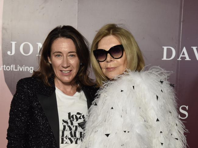 Vogue Editor-in- Chief Edwina McCann with Carla Zampatti. Picture: AAP Image/Sarah Rhodes