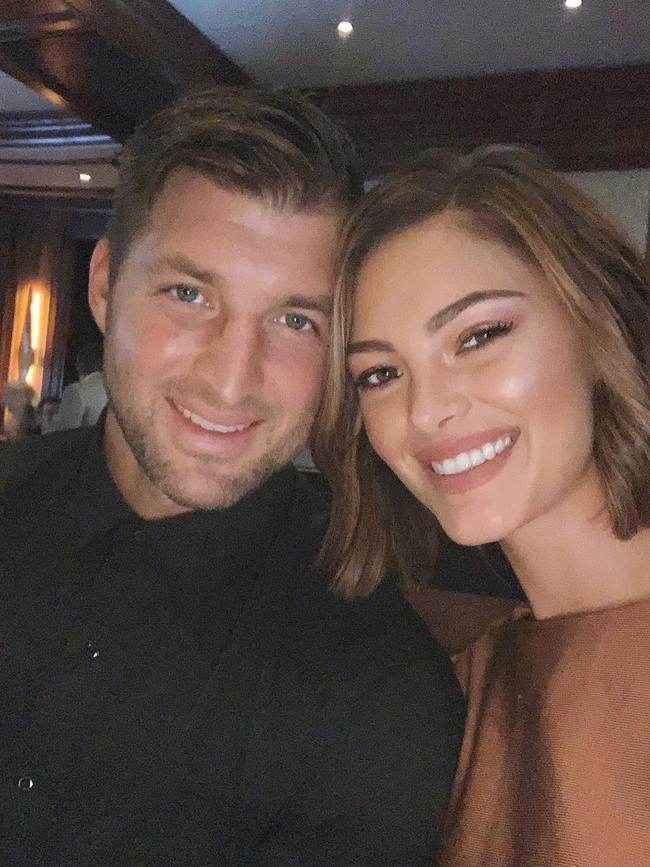 Tim Tebow and his wife Demi-Leigh.