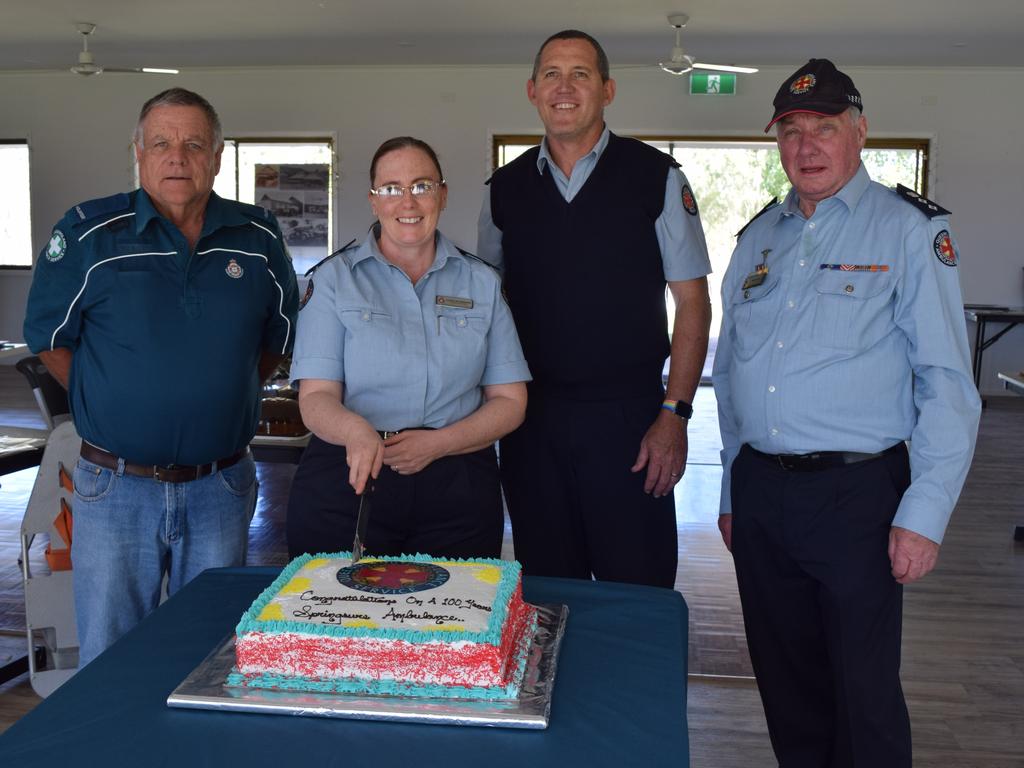 The community gathered to celebrate 100 years of the Springsure Ambulance Station at the Springsure Golf Club on Saturday, May 22. There were historical displays, a vehicle line up, children's activities and more.