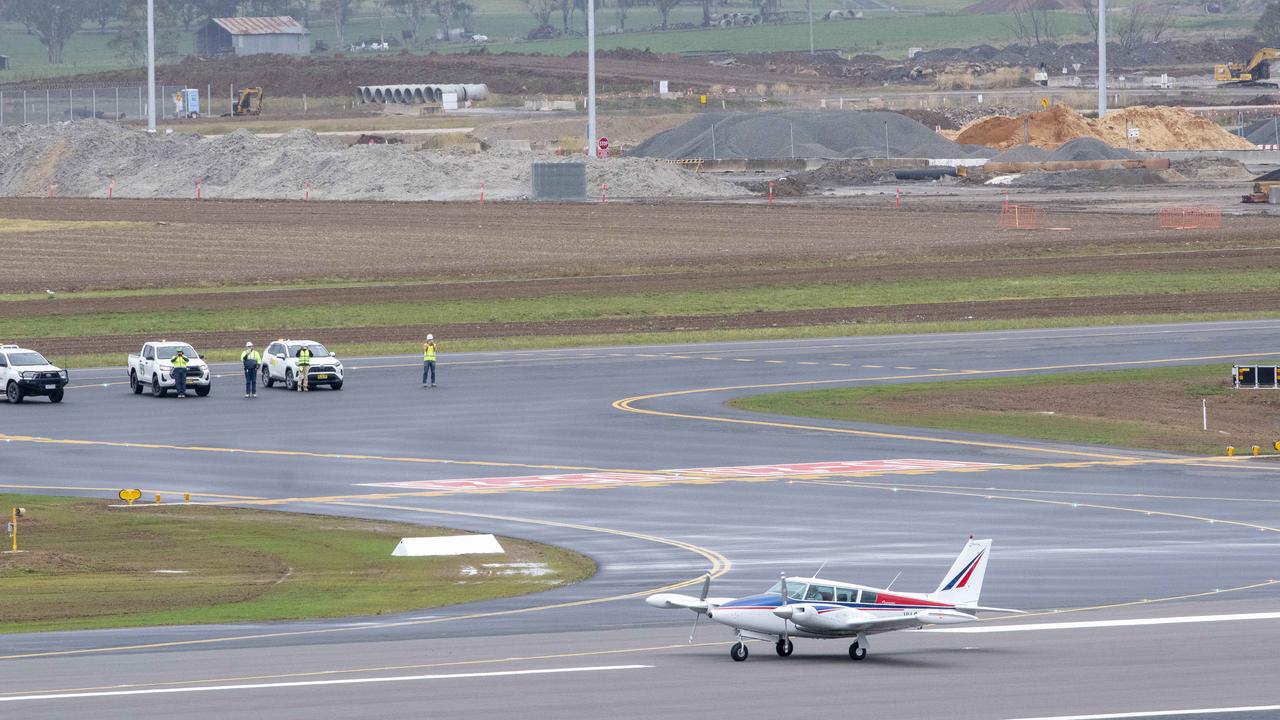 Western Sydney International is expected to open in late 2026. Picture: NewsWire / Simon Bullard