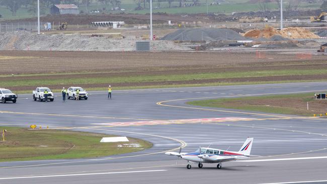 Western Sydney International is expected to open in late 2026. Picture: NewsWire / Simon Bullard