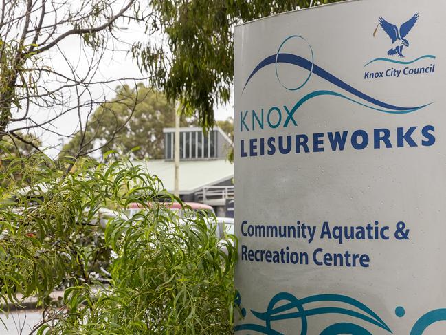 General view of Knox Leisureworks entrance and frontage. Boronia, Melbourne. Monday December 4th 2017. Photo: Daniel Pockett