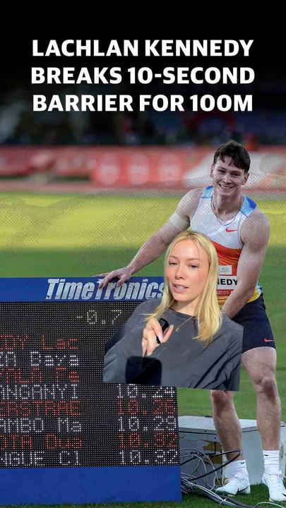 What Lachlan Kennedy's sub-10 means
