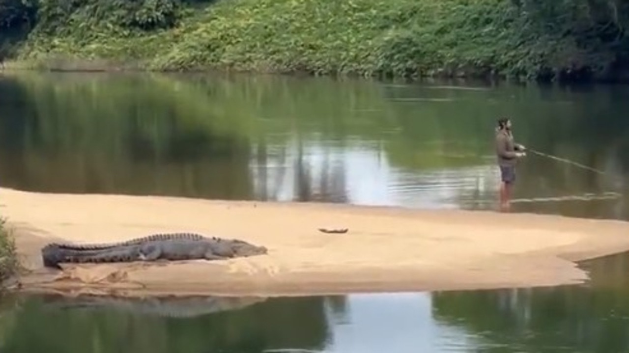 This alarming scene at the same spot was shared just weeks earlier.