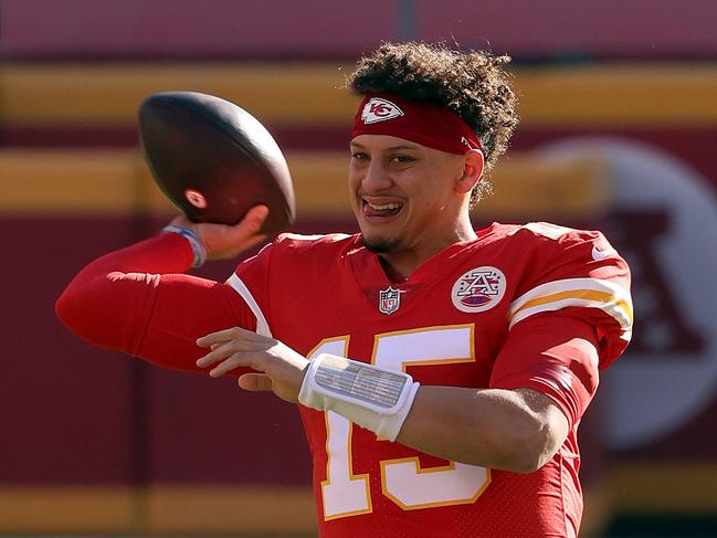 No wonder Patrick Mahomes is smiling.