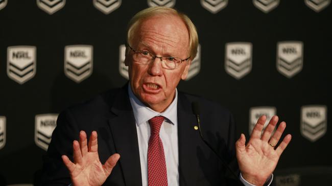 Peter Beattie backed the NRL’s controversial no-fault stand down rule. (Photo by Mark Evans/Getty Images)