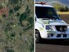 Close call on regional Hwy as 4WD with caravan flips