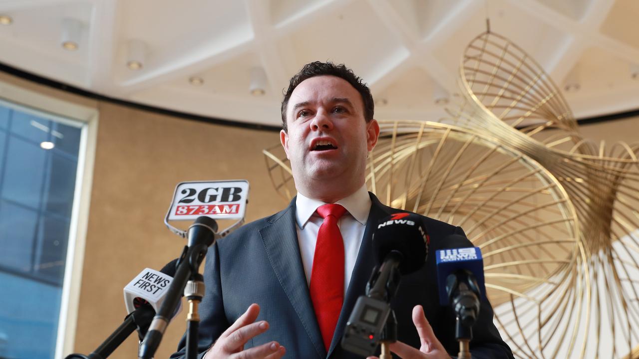 NSW Deputy Premier Stuart Ayres resigned this week after questions were raised about his involvement in the trade role sage. Picture: John Feder