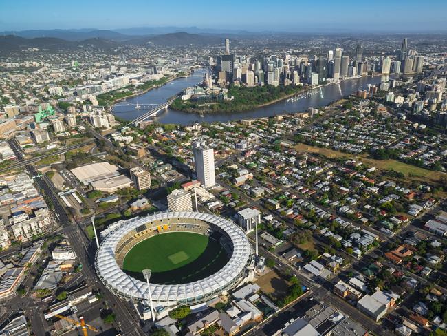 A renovated Gabba is the most likely call but neither cricket nor the AFL want this option. Picture: Stadiums Queensland