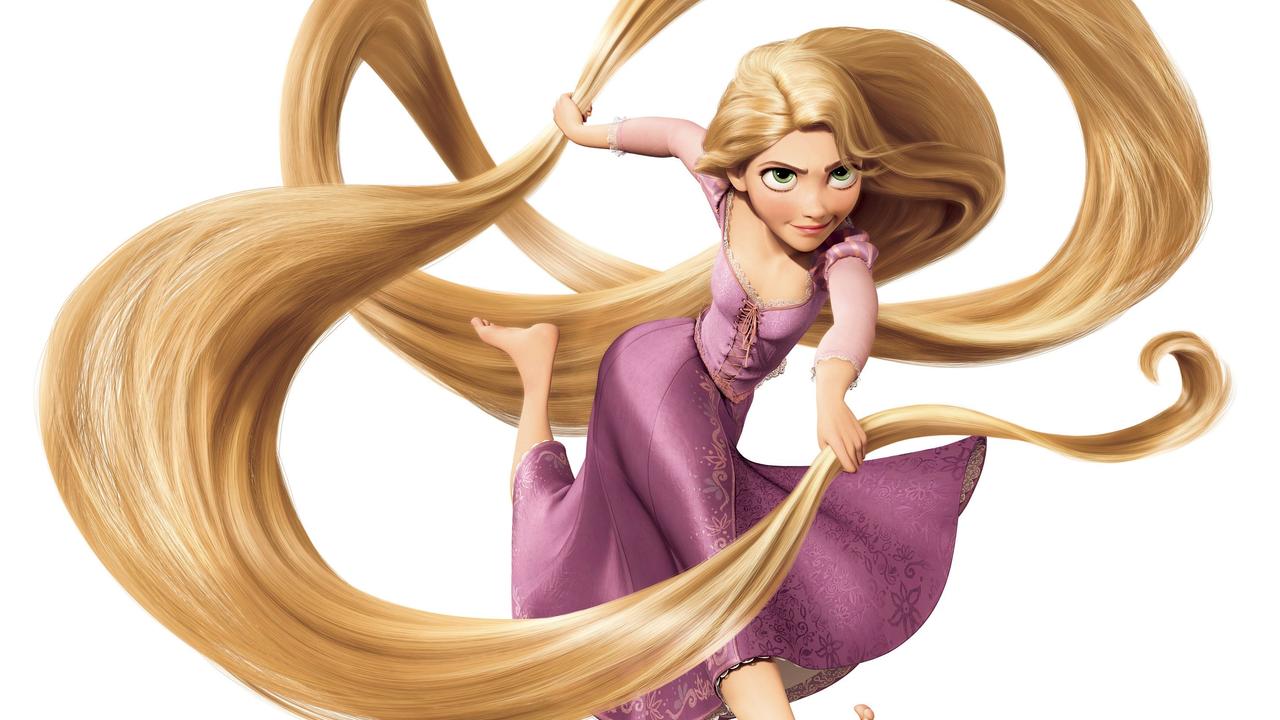 Rapunzel from the Disney film Tangled.