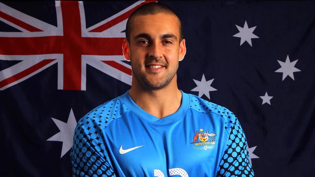 Socceroos reserve goal keeper Adam Federici.