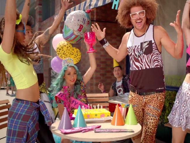 Redfoo in the clip for his new single, New Thang.