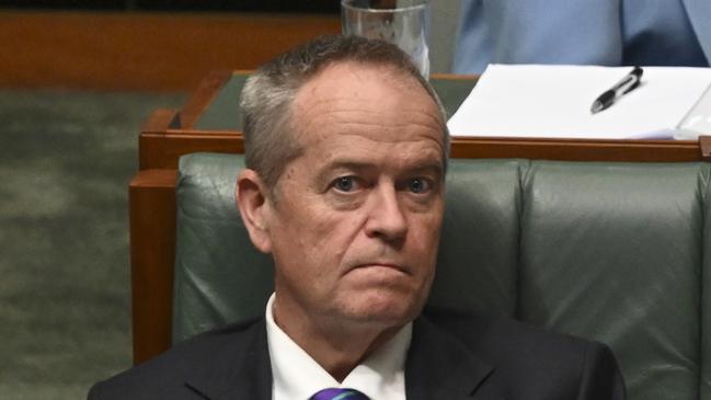 NDIS minister Bill Shorten during Question Time at Parliament House in Canberra.. Picture: NCA NewsWire / Martin Ollman