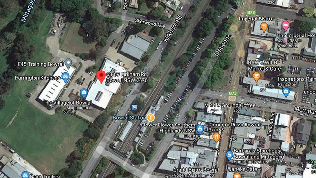 The proposed site for the wellness centre is on Kirkham Rd in the industrial area of Bowral.