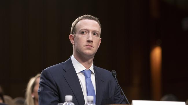 Facebook co-founder and CEO Mark Zuckerberg. Picture: Ron Sachs/CNP