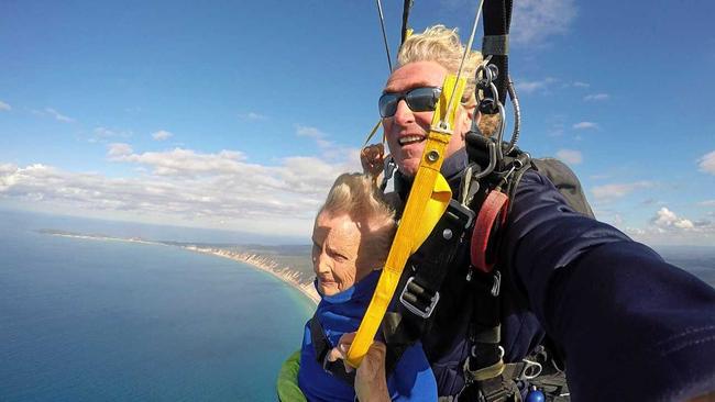 The view is incredible. Picture: Skydiving Fraser Island