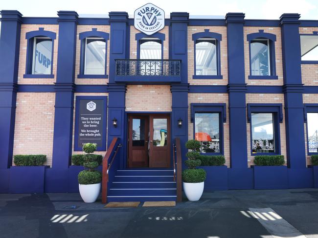 The Furphy marquee. Picture: David Caird