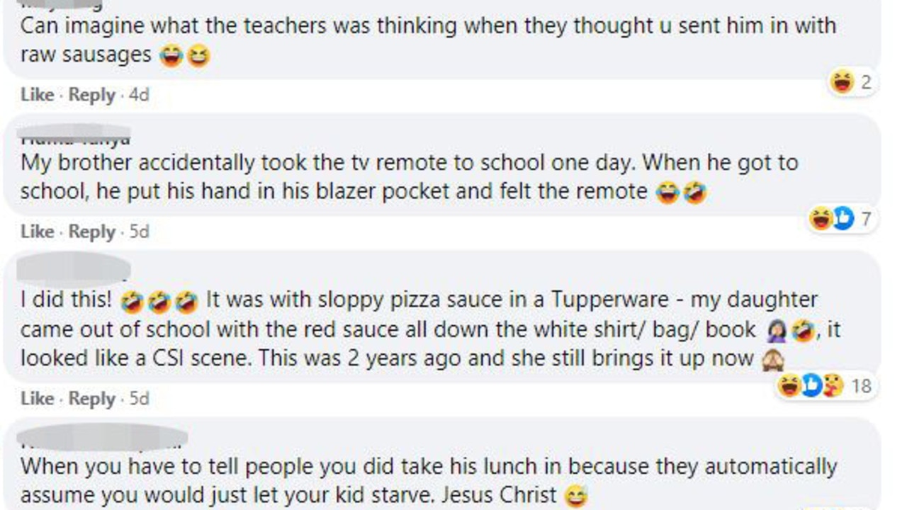 The mother-of-three shared the ‘lunch box fail’ in a popular Facebook group which got more than 5000 ‘likes’. Picture: Facebook/FamilyLowdownTips&amp;Idea