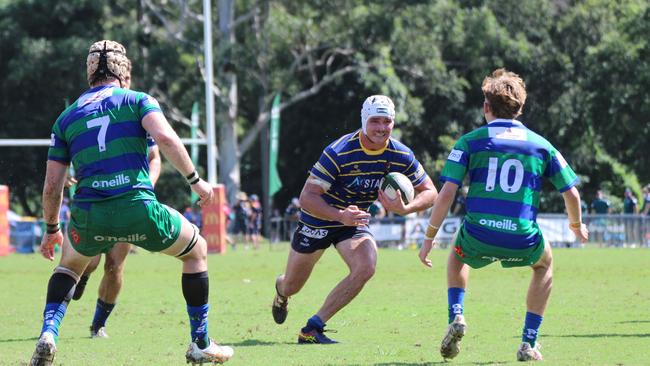 Joe Liddy. Easts v GPS in Colts 1 club rugby action. Saturday April 6, 2024.