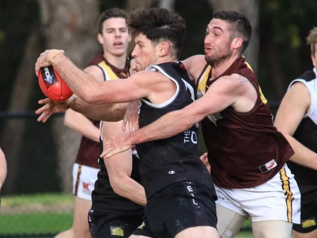 Trent Farmer is hopeful of making it back for the grand final. Picture: Davis Harrigan