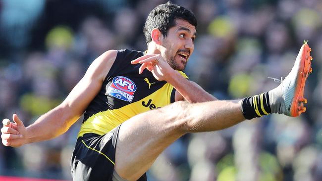 Marlion Pickett enjoyed a debut to savour for Richmond. Picture: Michael Klein.