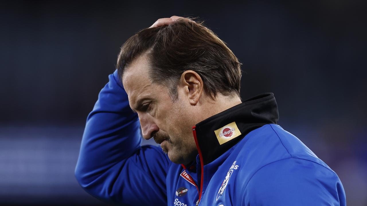 Luke Beveridge has work to do to turn the Bulldogs into a contender again.