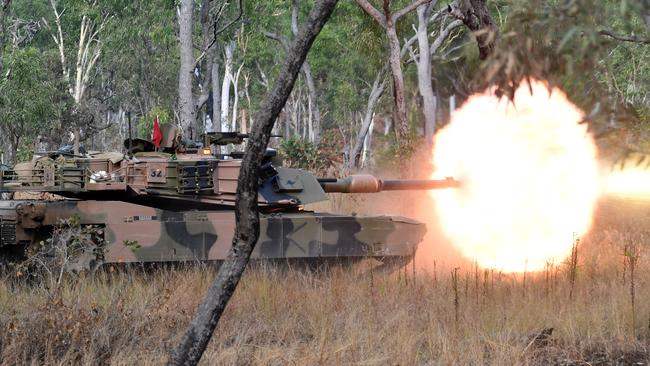 Exercise Capital OTP at the Townsville Field Training Area at High Range with soldiers from the Australian Army’s 3rd Battalion and 2nd Cavalry Regiment. Picture: Evan Morgan