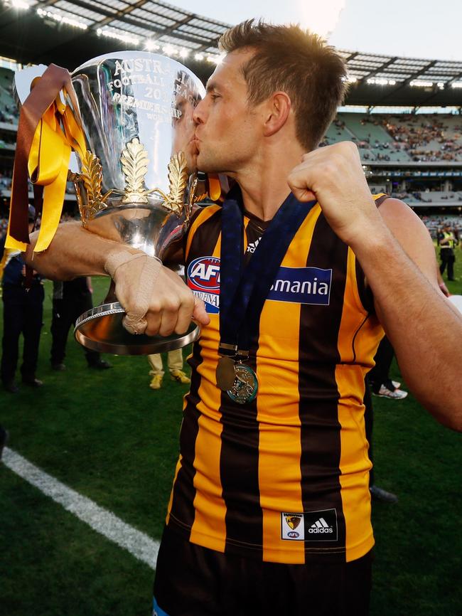 Luke Hodge loved the big stage. Pic: AFL Media