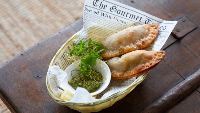 The Argentinian-style beef empanadas.