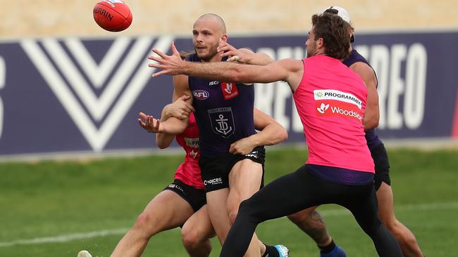 Fremantle’s Brett Bewley posted a score of 95 in Round 1.