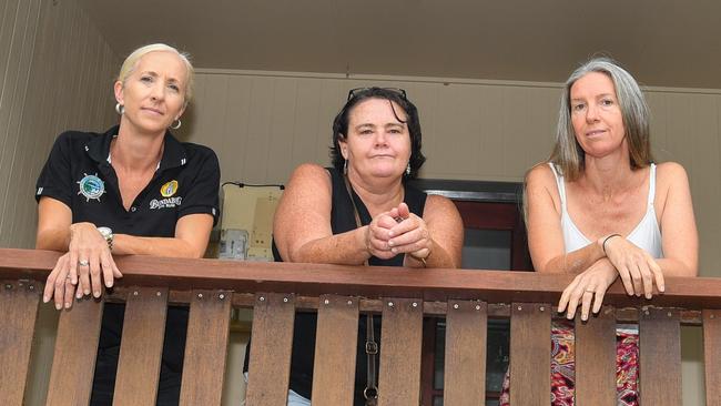 Murwillumbah residents Rebecca Foster, Michelle LeDan and Ursula Wharton. Picture: Cath Piltz