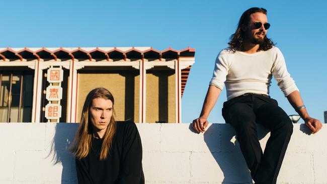 It’s business time: Alex Cameron and Roy Molloy will play Laneway Festival 2018.