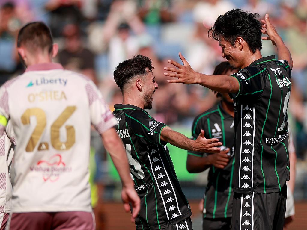 Western United celebrate. (Photo by Kelly Defina/Getty Images)