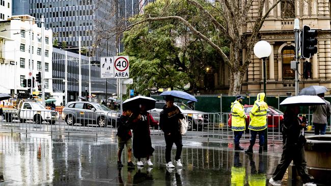 Gusty winds sweeping through southeast parts of Australia will make it feel colder than it is this weekend. Picture: NewsWire/ Monique Harmer