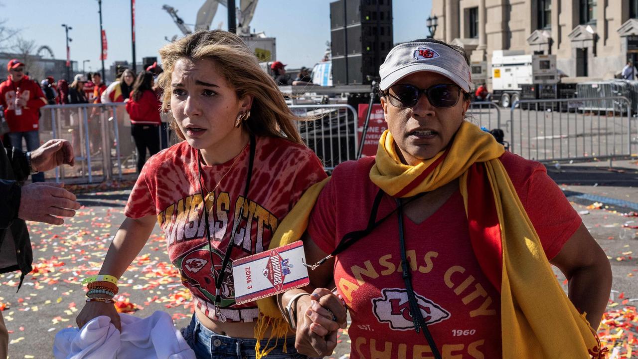 The parade had attracted up to a million fans. Picture: Andrew Caballero-Reynolds/AFP