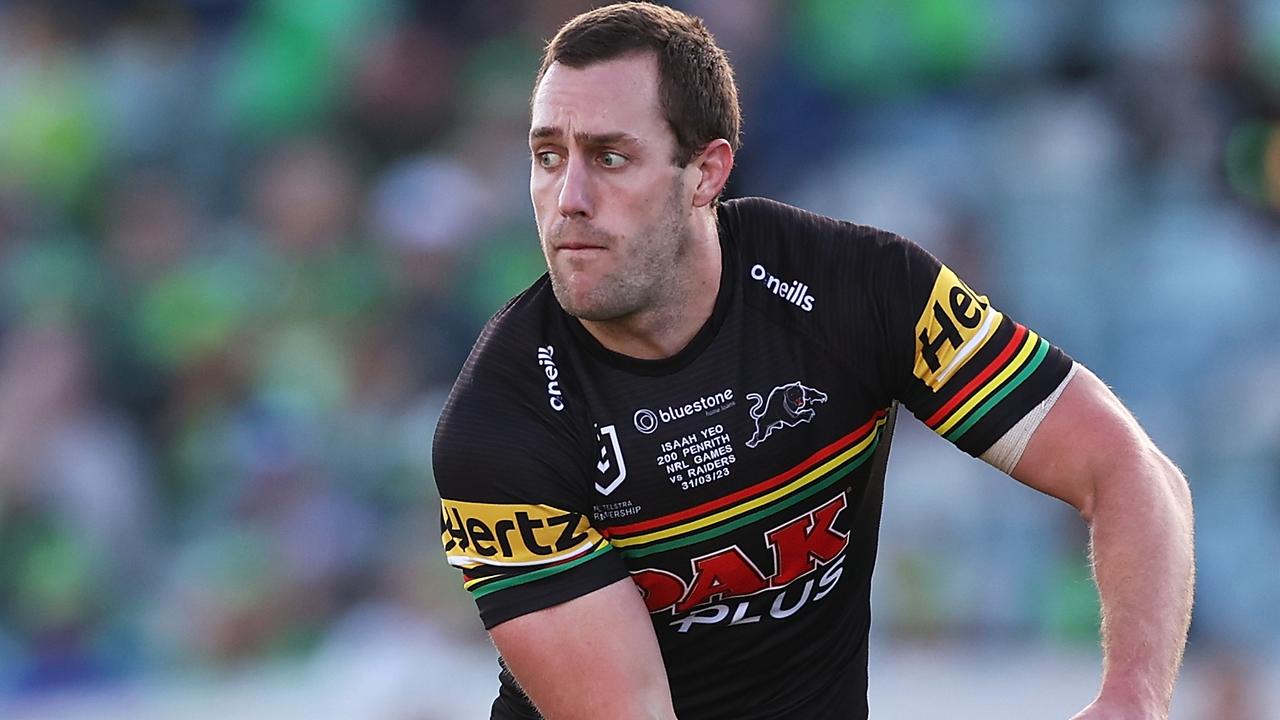 Isaah Yeo capped off an incredible week by guiding the Panthers to victory two days after he became a father for the second time. Picture; Mark Kolbe/Getty Images