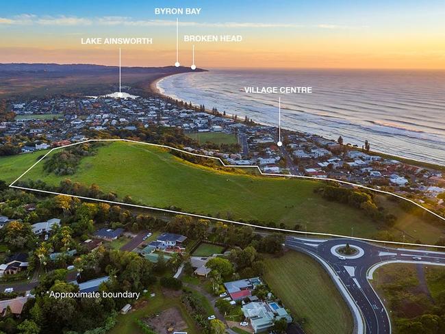Expressions of interest for the property at 8 Byron Bay Road, Lennox Head close June 24.
