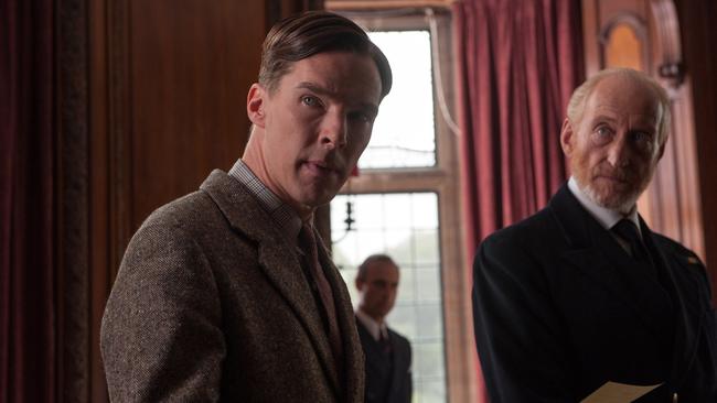 Benedict Cumberbatch and Charles Dance in <i>The Imitation Game.</i>